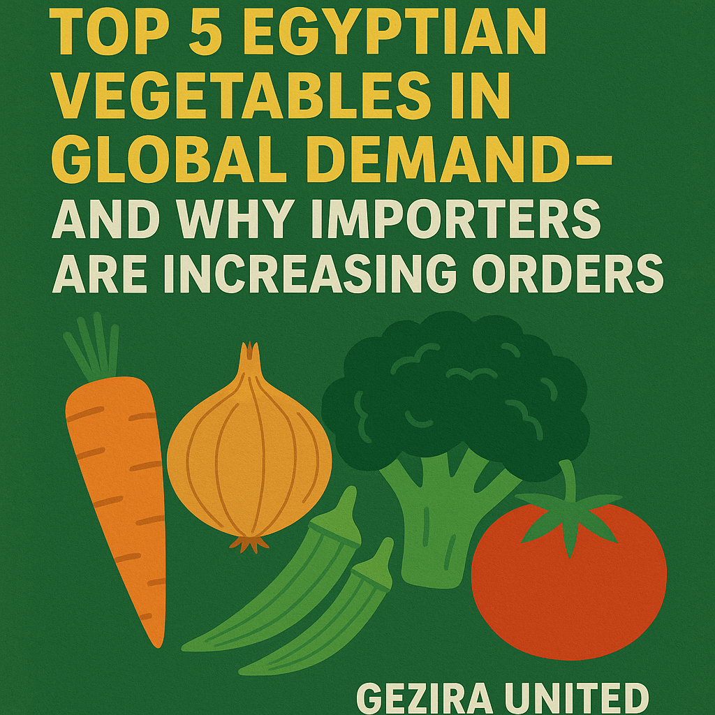 Top 5 Fruits and Vegetables Exported from Egypt